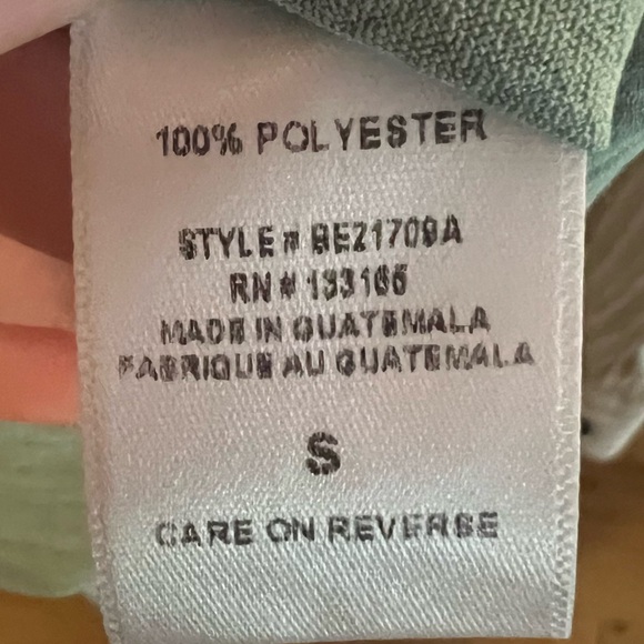 ALTAR’D STATE TURQUOISE CROPPED BLOUSE - Picture 5 of 5